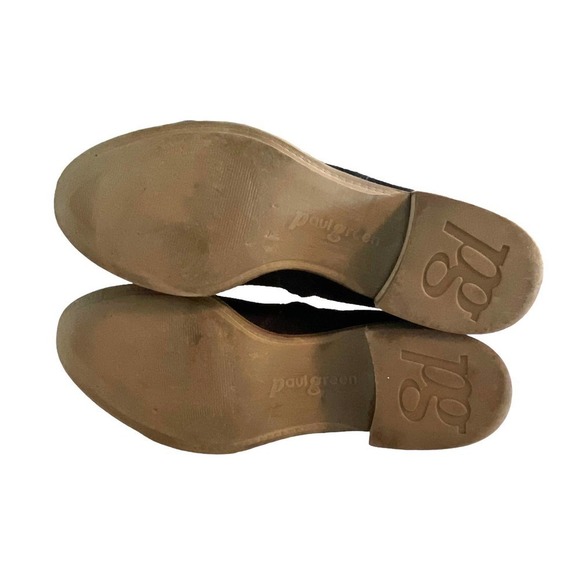 Paul Green Logan Black Suede Ankle Bootie US 6.5 Casual Boots Fall Staple - Picture 7 of 12